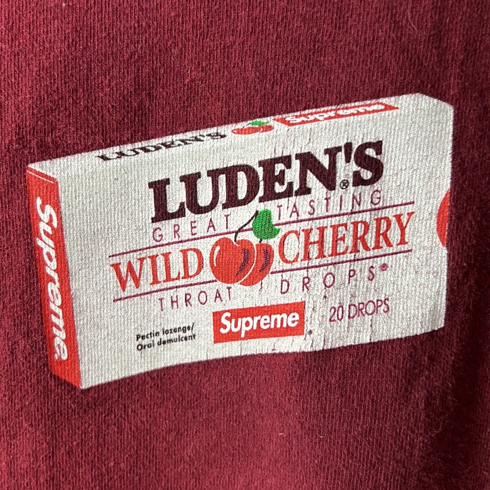 *USED* Supreme Ludens “Cough Drops” T-Shirt - Picture 3 of 5